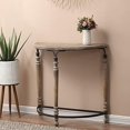 Luxenhome Half Entry Table 30'' Entryway Table Wood Sofa Table Modern