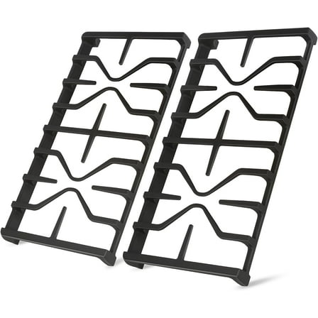 YANGLI GE Stove Grate Replacement 2-Pack | WB31X27151 Cast Iron Side Grates for JGBS66REKSS & JGB735SPSS Models