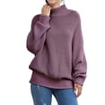 thumbnail image 1 of Suéter de manga de murciélago rizado para mujer, de línea gruesa, de otoño e invierno, de Europa y Estados Unidos, 1 of 6