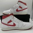 thumbnail image 3 of N I-K-E A i r-Jor-dan 1 Mid SE Dune Red White Sneakers FJ3458-160 Mens Size BRAND NEW, 3 of 6
