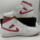 thumbnail image 3 of N I-K-E A i r-Jor-dan 1 Mid SE Dune Red White Sneakers FJ3458-160 Mens Size BRAND NEW, 3 of 6