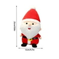 thumbnail image 3 of Jpxdew 10 Inch Santa Claus Plush Stuffed Doll, Soft Christmas Plush Toy, Santa Doll for Christmas Decorations, Cute Gift for Family, 3 of 5