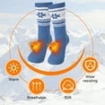 thumbnail image 4 of Loritta 3 Pairs Thermal Socks for Women, Winter Thick Warm Heated Boot Crew Socks Size 5-11, 4 of 6