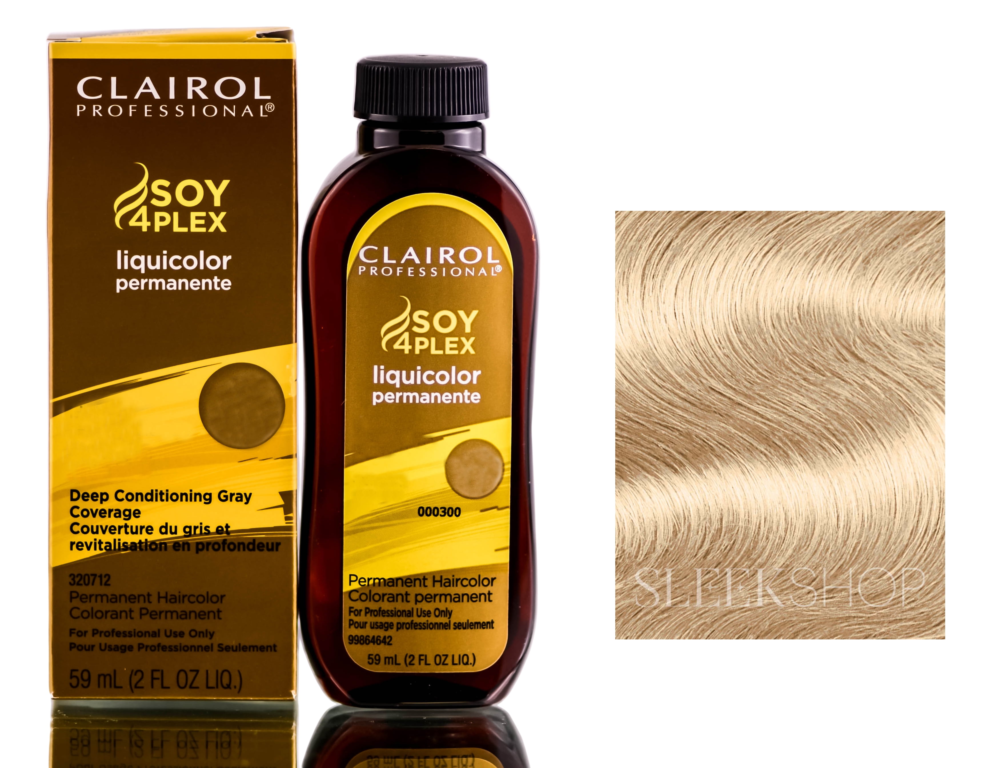9. "Clairol Professional Soy4Plex Liquicolor Permanent Hair Color, 9AA Lightest Ash Blonde" - wide 5
