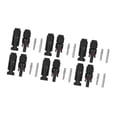 thumbnail image 3 of Solar Panel Connector, High Voltage Carrying Capacity 30A DC1000V Self Locking Mechanism Photovoltaic Connector Ultraviolet Resistant Dustproof  for Outdoor, 3 of 7