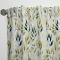 thumbnail image 3 of Designart "Botanical Minimalism II" Botanical Green, Beige Curtain 1 Panel, 3 of 6