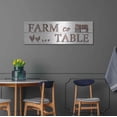 thumbnail image 4 of Luxe Metal Art 'Farm to Table' by Lori Deiter, Metal Wall Art, 48"x16", 4 of 9