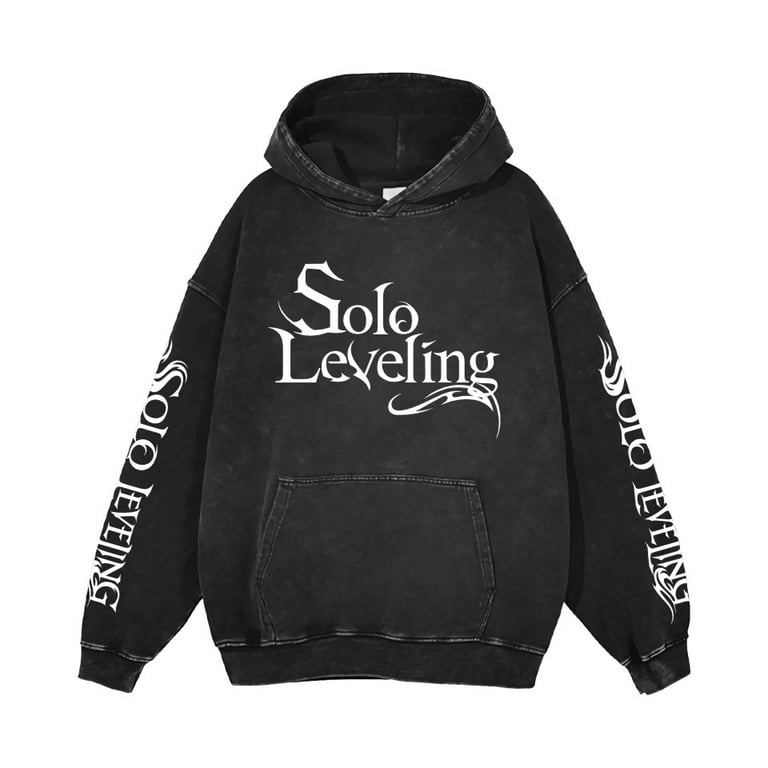 クール★ SWEET YEARS ACTIVE WORK OUT NOSLEEVE HOODIE Leveorch New Anime Merch Solo Leveling Hoodie Unisex