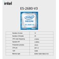 thumbnail image 3 of MOUGOL X99 Gaming Motherboard Set with Intel Xeon E5 2680 V3 CPU & Dual Channel DDR4 8Gx2 2133MHz ECC RAM M.2 for Computer Combo, 3 of 4