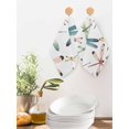 thumbnail image 2 of Dragonfly Dish Towels Set, Waffle Weave Kitchen Towels 2 Pieces, Watercolor Colorful Nature Painting Art Microfiber Hair Face Bath Tea Towel Absorbent Quick Drying Cleaning Dish Cloths, 12"x12", 2 of 7