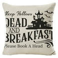 thumbnail image 5 of Xerarch 18"x18" Halloween Throw Pillows Covers, Pillow Covers, Linen Pillow Cases, Halloween Decorations Indoor, Outdoor for Fall Home Halloween Decor, 5 of 5