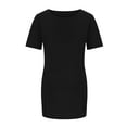 thumbnail image 2 of breaise Women's Maternity Shirts Split Hem Nursing T-Shirts Casual Short Sleeve Loose Fit Tunic Tops Tee Oversized Pregnancy Tunic Summer Crewneck Plus Size Gym Workout Top, 2 of 6