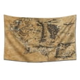 thumbnail image 1 of Tapestry Lords Of Rings, diseño de bandera con mapas, 90 x 150 cm, terileno, 1 of 1