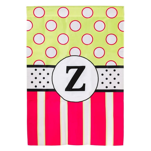 Evergreen Enterprises Peppy Monogram Garden Flag