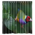 thumbnail image 1 of Cortina de ducha ABPHQTO Animal Gouldian Impermeable 160x180 cm, 1 of 2