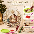 thumbnail image 4 of DIY Holy Family Nativity Diamond Painting Suncatcher Hanging Ornament Kit, Pearl Round Acrylic Sun Catcher, Diamond Art Decor for Christmas Religious Home Holiday Gift 20X20cm, 4 of 5