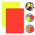 thumbnail image 4 of KAKOWELY 14 tarjetas de árbitro de fútbol rojas y amarillas para partidos de fútbol, herramientas para árbitros, prácticos accesorios deportivos, tarjetas de árbitro portátiles., 4 of 4
