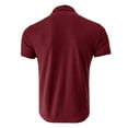 thumbnail image 4 of Mens Mock Turtleneck Tops Lightweight Short Sleeve T-Shirt Plus Size Slim Fit Knitted Pullover Tops Basic Tee Shirt Casual Solid Color Stretchy Undershirts for Men, 4 of 5