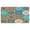 Bohemian Blue Geometric-1, variant on Bohemian Brown Geometry (1) Door Mat 30 X 17 Inch Welcome Doormat Indoor Outdoor Entrance Floor Mat Non Slip Spring Summer Decor Rubber Mats