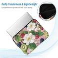 thumbnail image 2 of FORMRS 15-15.6 inch Laptop Sleeve Case Soft Carrying Quilted Computer Bag Cover, Pink Raspberries, 2 of 7