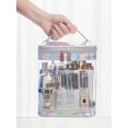 thumbnail image 3 of Large Capacity Clear Travel Toiletry Bag Carry-on Travel Accessories Quart Size Toiletries Cosmetic Pouch Makeup Bags for Men and Women, 3 of 7