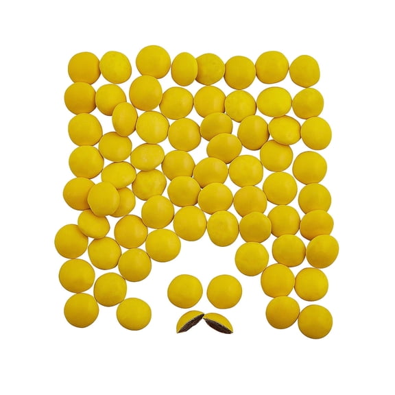 Fun Express Bulk 1088 Pieces Yellow Milk Chocolate Gems