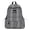 Black, variant on Casual Grid Backpack 15.75" Nylon Embroidery Y2K for Travel Dating (Pink)