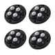 thumbnail image 3 of 4 ruedas giratorias autoadhesivas de 360 ​​grados para muebles, armarios y dormitorios, universales. Negro, 3 of 9