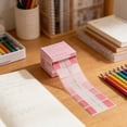 thumbnail image 4 of Qonioi Pearl Finish Pull Out Index Tabs, Writable Adhesive Labels for Office School Organization, Macaron Color Sorting Tabs with Gel Pen Surface for Books Planners, Pink, 4 of 7