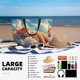 thumbnail image 5 of Easygdp Cloud Sleeping Cat Bolsa de Viaje de Playa de Gran Capacidad, Bolsa Tote Perfecta para la Playa, Escapadas de Fin de Semana y Viajes, 5 of 7