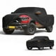 thumbnail image 1 of Funda para auto impermeable para todo clima, protección exterior completa contra el sol y la lluvia, con tiras reflectantes, negra, para Dodge Ram, 1 of 7