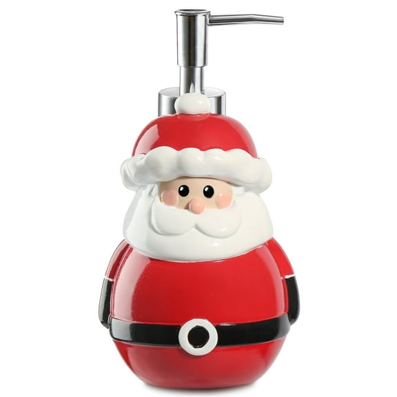 GM GMISUN Christmas Soap Dispenser Bottle, Cute Hand Wash Dispenser for Kitchen and Bathroom 10 Ounce