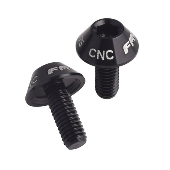 Kyusrd 2Pcs Aluminum Alloy Bike Bicycle Water Bottle Cage Bolts Screw M5x12mm