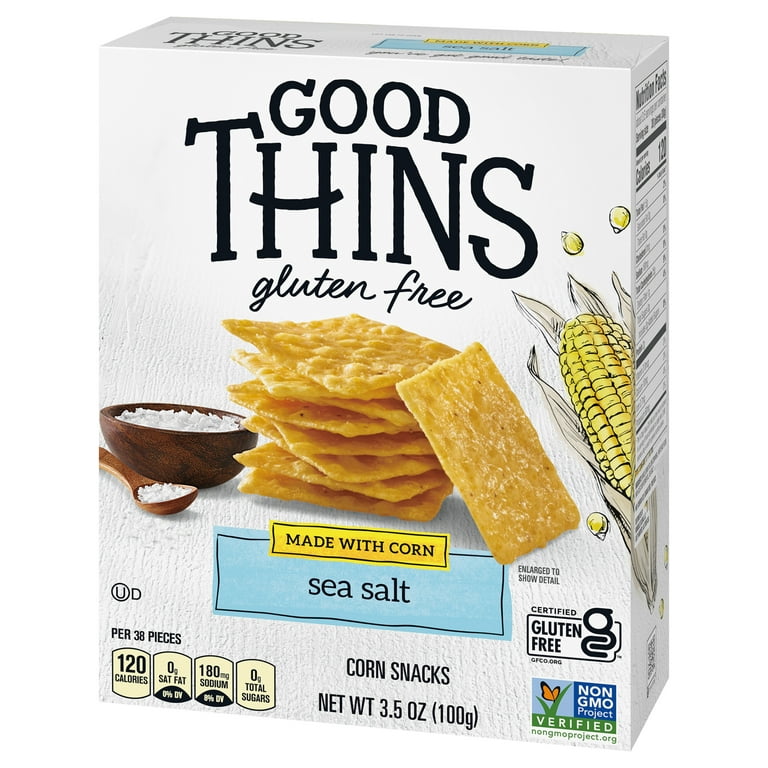  Good Thins Sea Salt Corn Snacks Gluten Free Crackers