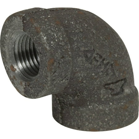 1 PK Anvil 8700123857-Anvil 1-1/4 In. 90 Deg. Malleable Black Iron Elbow (1/4 Bend)