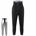 thumbnail image 3 of Women Sauna Sweat Pants Training Leggings Gym Fitness Exercise Capri Pants Workout Hot Thermo Body, 3 of 10