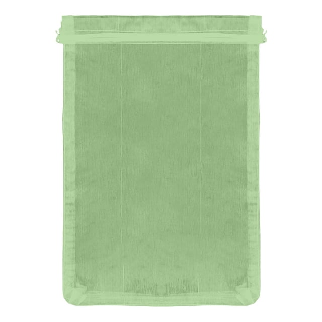 30 - Piece Set of Green Reusable Drawstring Garden Netting Bags for Fruits and Flowers