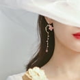 thumbnail image 3 of UDIYO Tassel Earrings Faux Crystals Comfortable Sweet Colorful Geometrical Pierced Earrings for Date, 3 of 7