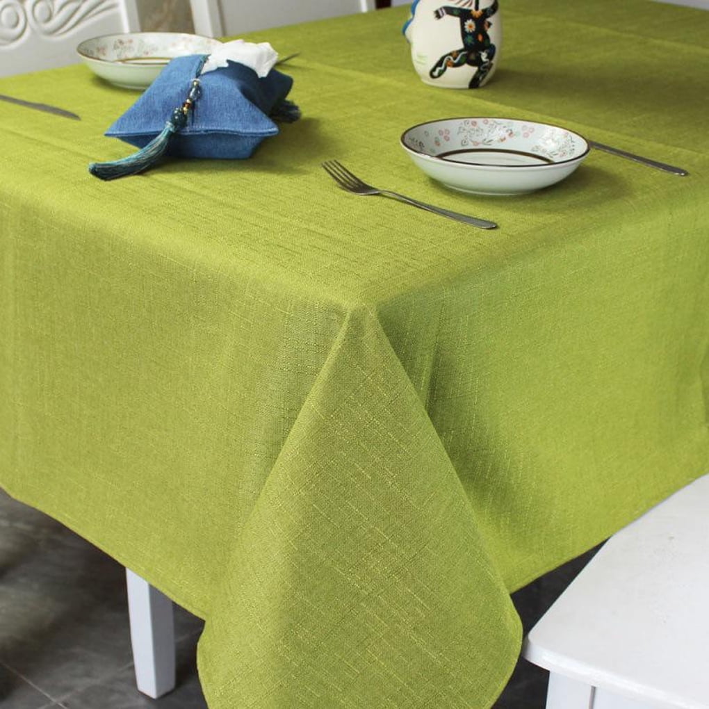TureClos Square Tablecloth Line Solid Color Table Cloth Birthday Party