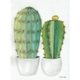 thumbnail image 2 of Jacobs, Cindy 19x24 Black Ornate Wood Framed with Double Matting Museum Art Print Titled - Cactus Love, 2 of 4