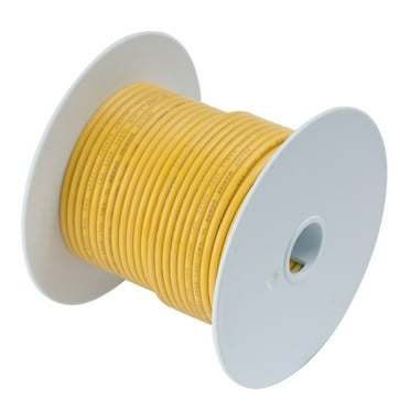 Ancor 117902 Yellow 2 AWG Tinned Copper Battery Cable, 25 ft.