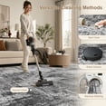 thumbnail image 4 of MICGEEK 10'x12' Abstract Area Rugs for Living Room, Stain Resistant Washable Rugs with Non-Slip Backing, Modern Large Area Rug Carpet for Bedroom Dining Room Office, Dark Gray, 4 of 10