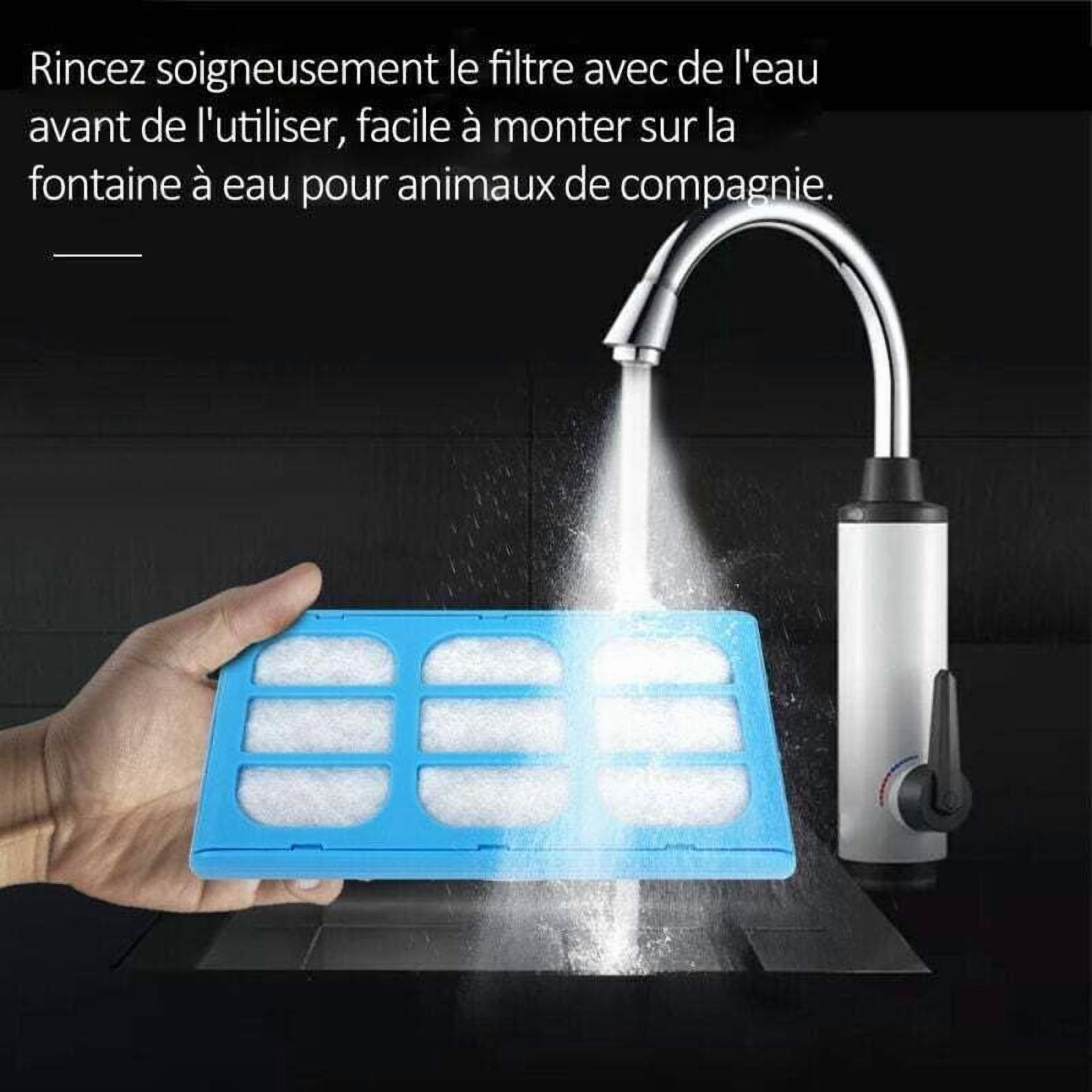 12 Pcs Pet Water Fountain Filter Replacement Water Filter Cartridges Compatible with Cat & Dog Mate Fountains