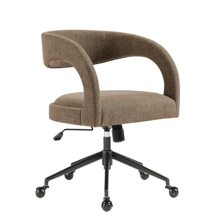home office chair brown fabric product