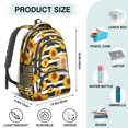 thumbnail image 5 of Sunflowers Backpack for School,Cute School Bag,Schoolbag with Adjustable Shoulder Straps & Padded Back,16.9 Inch, 5 of 5