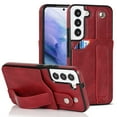 thumbnail image 1 of SaniMore Case for Samsung Galay S23 Plus 6.6" 2023, [Wrist Strap & Card Slot & Support Stand] PU Leather Skin [Wear-resistant Anti-drop Shockproof] Slim Lightweiht Shell For Galaxy S23 Plus, Red, 1 of 7