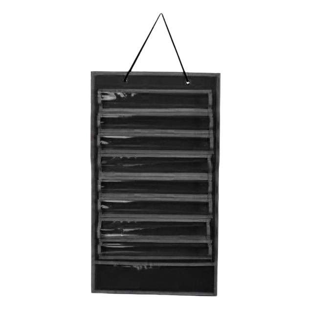Soporte de cinturón de Taekwondo Sunnimix a prueba de polvo Rack Fieltro colgante de pared negro