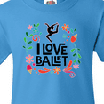 thumbnail image 4 of Inktastic Ballerina Dancer I Love Ballet Youth T-Shirt, 4 of 5