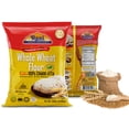 thumbnail image 4 of Rani Chapati Flour (100% Pure Whole Wheat Chakki Atta), For Making Roti & Indian Breads 320oz (20lbs) 9.08kg Bulk ~ Stone Ground, All Natural | Vegan | No Salt or Colors | NON-GMO | Indian Origin, 4 of 6