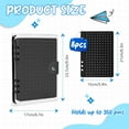 thumbnail image 3 of Clearance Office&Craft&Stationery under $10,Pin Badge Display Book Enamel Pin Display Pages For Store 350+ Pins Brooch Storage Holder Page Flip Brooch Pin Display Organizer Display Storage (Blac, 3 of 5